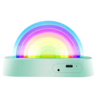 Foto: Regenboog lamp mint