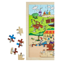 Foto: Puzzel ridder 99 stukjes