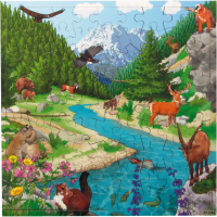 Puzzel Berglandschap, 81 stukjes