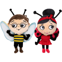 Miss Nella en Mr Bee Soft doll duo