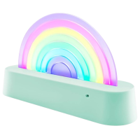 Foto: Regenboog lamp mint