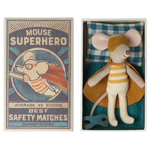 Foto: Super Hero mouse in matchbox little brother