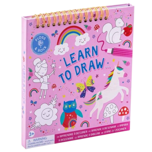 Foto: Tekenboek "learn to draw" eenhoorn