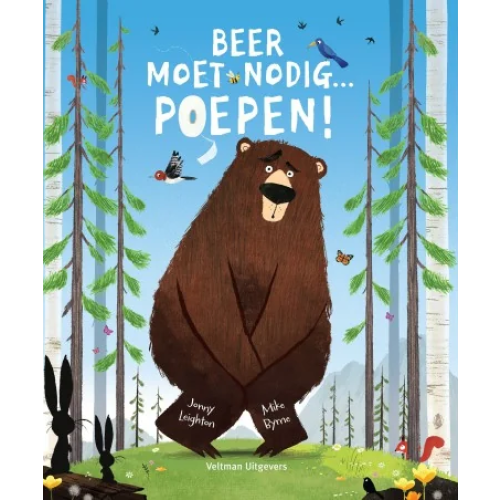 Foto: Beer moet nodig poepen