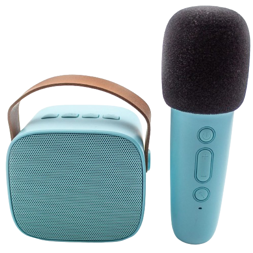 Foto: Karaoke set blauw